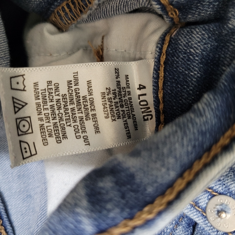 Aeropostale Aero Super High Rise Skinny Jeans Women’s Size 4‎ Distressed Stretch - Picture 4 of 10